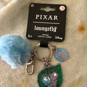 Loungefly Pixar Blue Pom Pom & Flik & Atta Keychain